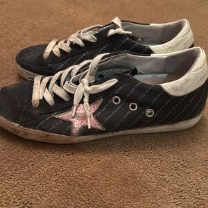 BLACK AND PINK GOLDEN GOOSE